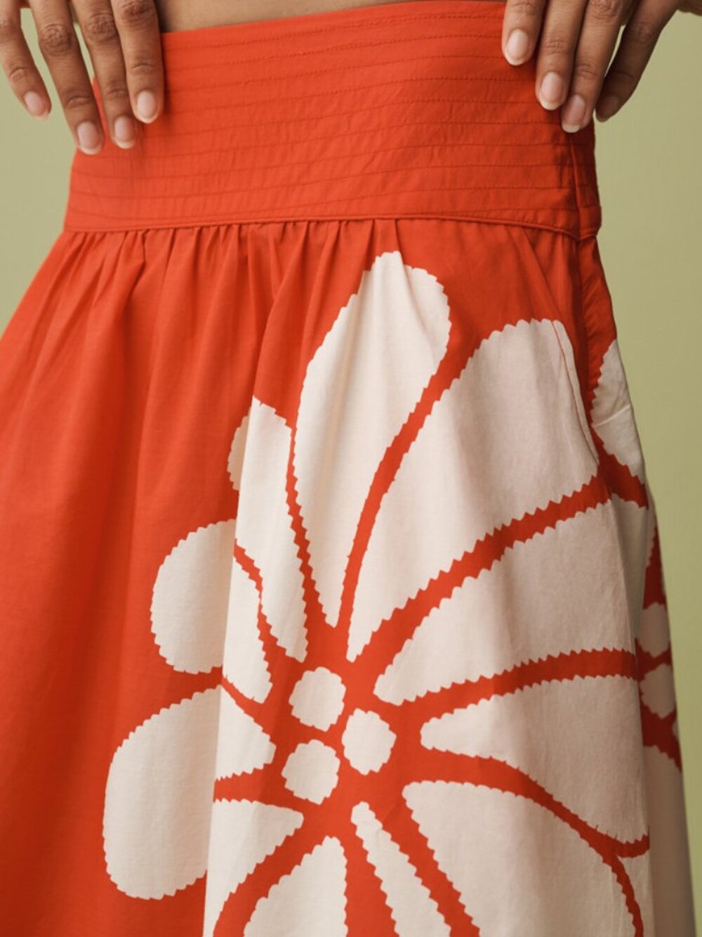 FARM Rio x Anthropologie Palermo Midi Skirt Size Small - Picture 4 of 6